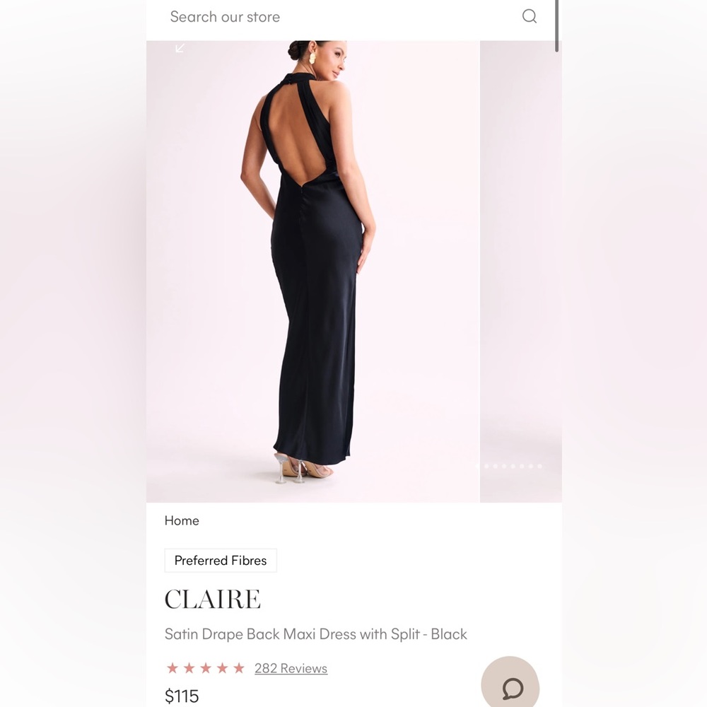 COPY - Black meshki dress worn once
